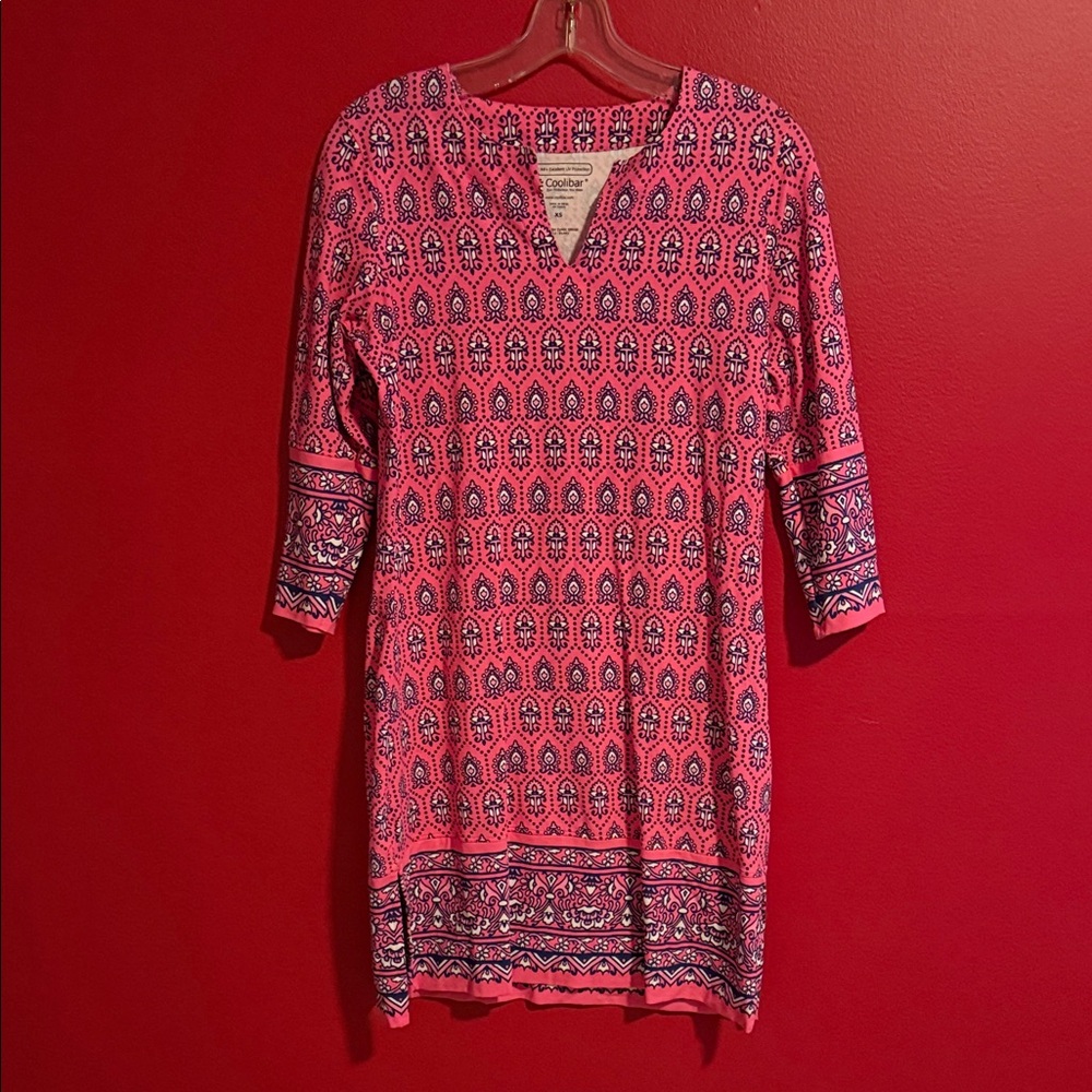 Coolibar Oceanside Tunic Dress UPF 50+ Sun Protection XS